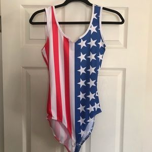 AMERICAN FLAG BODYSUIT 🇺🇸